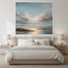 Vast Sky Oil Painting | Hand Painted Impressionist Landscape
