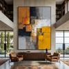 Geometric Abstract Oil Painting 
