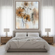 Lotus Pod Oil Painting | Botanical Wall Art | Hand Painted Oil Canvas